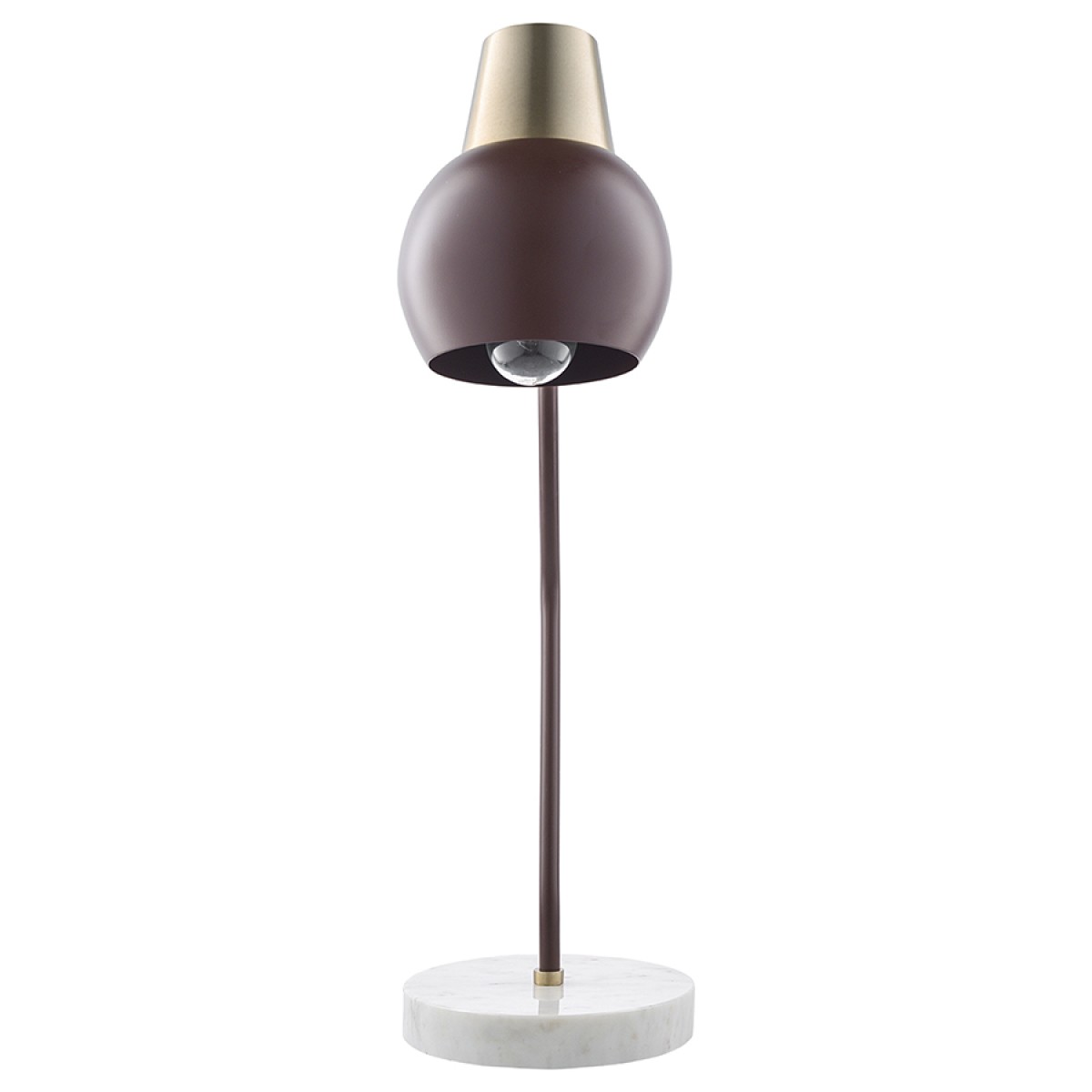 Лампа настольная rond, D18х60 см, сливовая