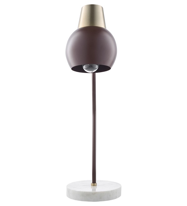 Лампа настольная rond, D18х60 см, сливовая