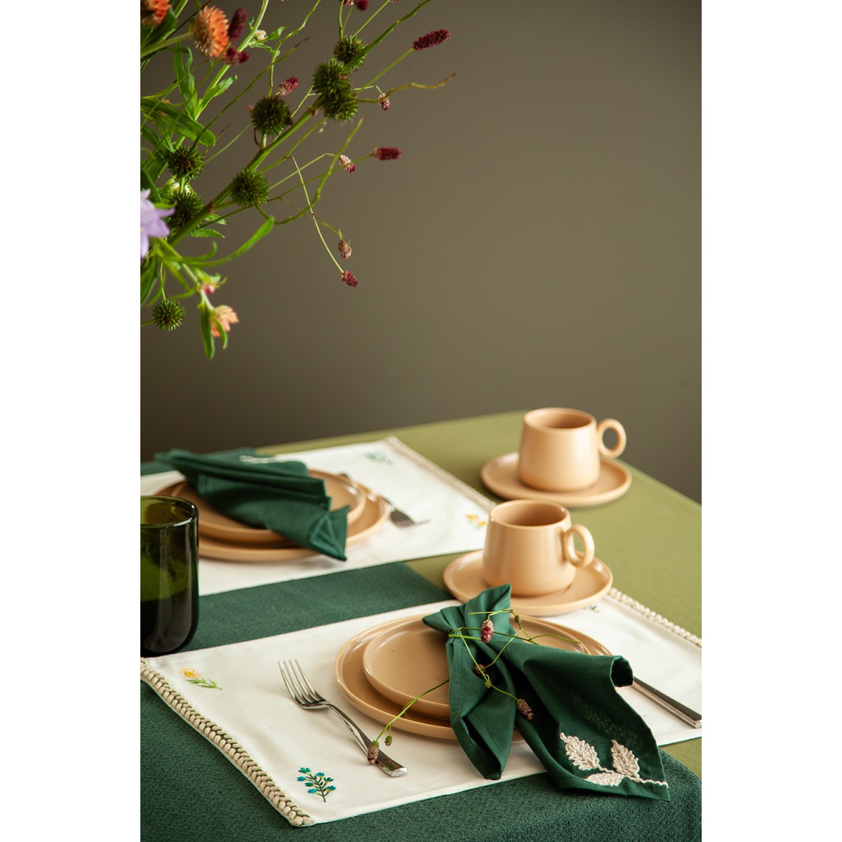Салфетка под приборы meadow bloom из коллекции ethnic, 33х48 см