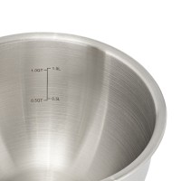 Набор стальных мисок balance с крышками и терками, 1,5 л/3 л/ 5 л