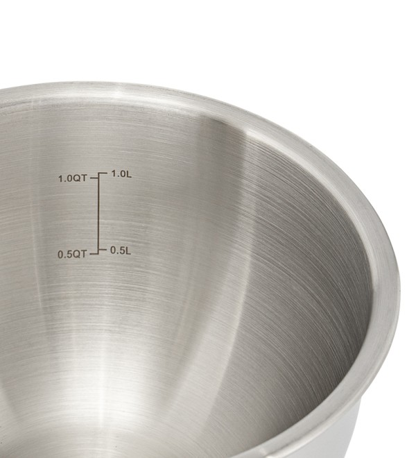 Набор стальных мисок balance с крышками и терками, 1,5 л/3 л/ 5 л