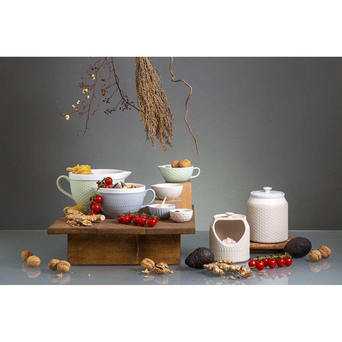 Кувшин для смешивания marshmallow, 1 л, серо-голубой