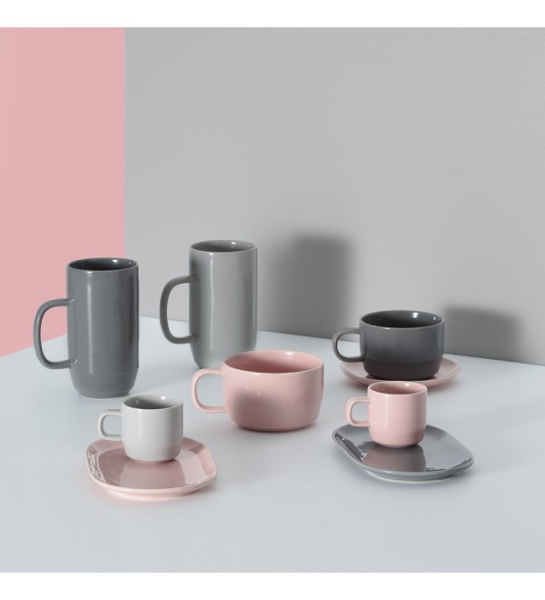 Чашка для латте cafe concept 550 мл серая