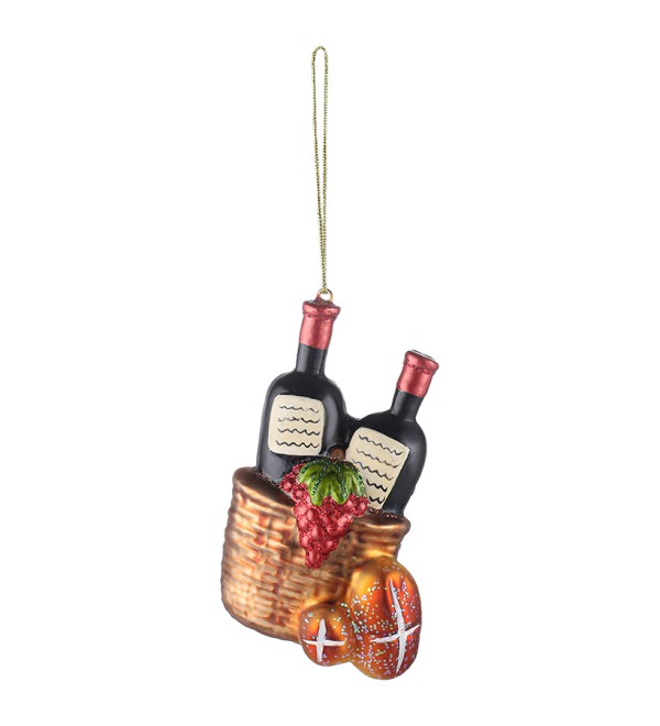 Набор ёлочных украшений christmas feast из коллекции new year essential, 4 шт.