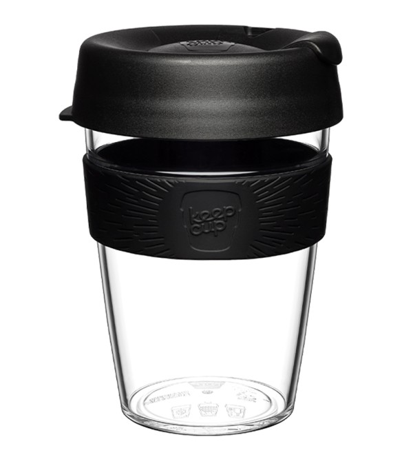 Кружка original m 340 мл clear black