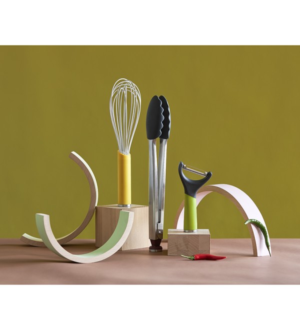 Щипцы кухонные smartchef, 33,5 см, серо-бордовые