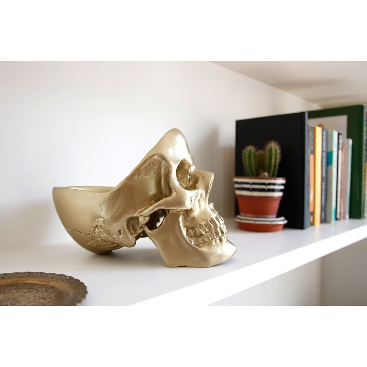 Органайзер для мелочей skull, золотой