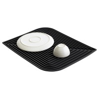 Коврик для сушки посуды dry flex, 34,6х44,6 см, графит