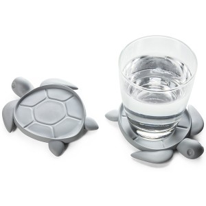 Подставка под стаканы save turtle, серая