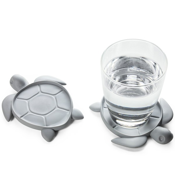 Подставка под стаканы save turtle, серая