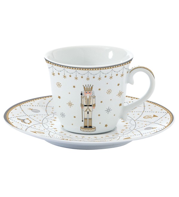 Чашка с блюдцем royal nutcracker, 200 мл