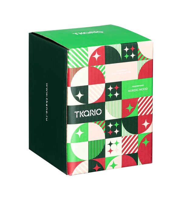 Подсвечник nordic mood белого цвета из коллекции new year essential, 11,5 см
