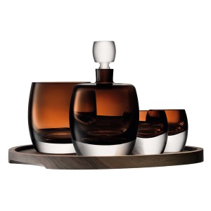 Набор для виски whisky club, коричневый, 5 пред.