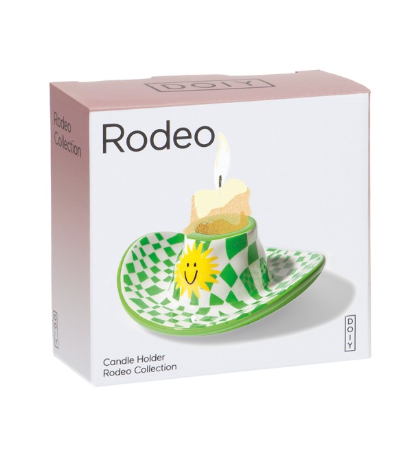 Подсвечник rodeo, cowboy hat, 4 см, зелёный
