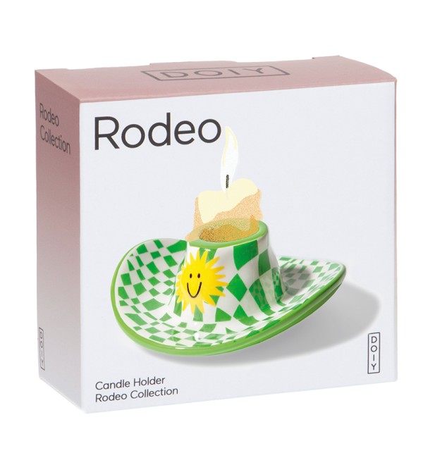 Подсвечник rodeo, cowboy hat, 4 см, зелёный