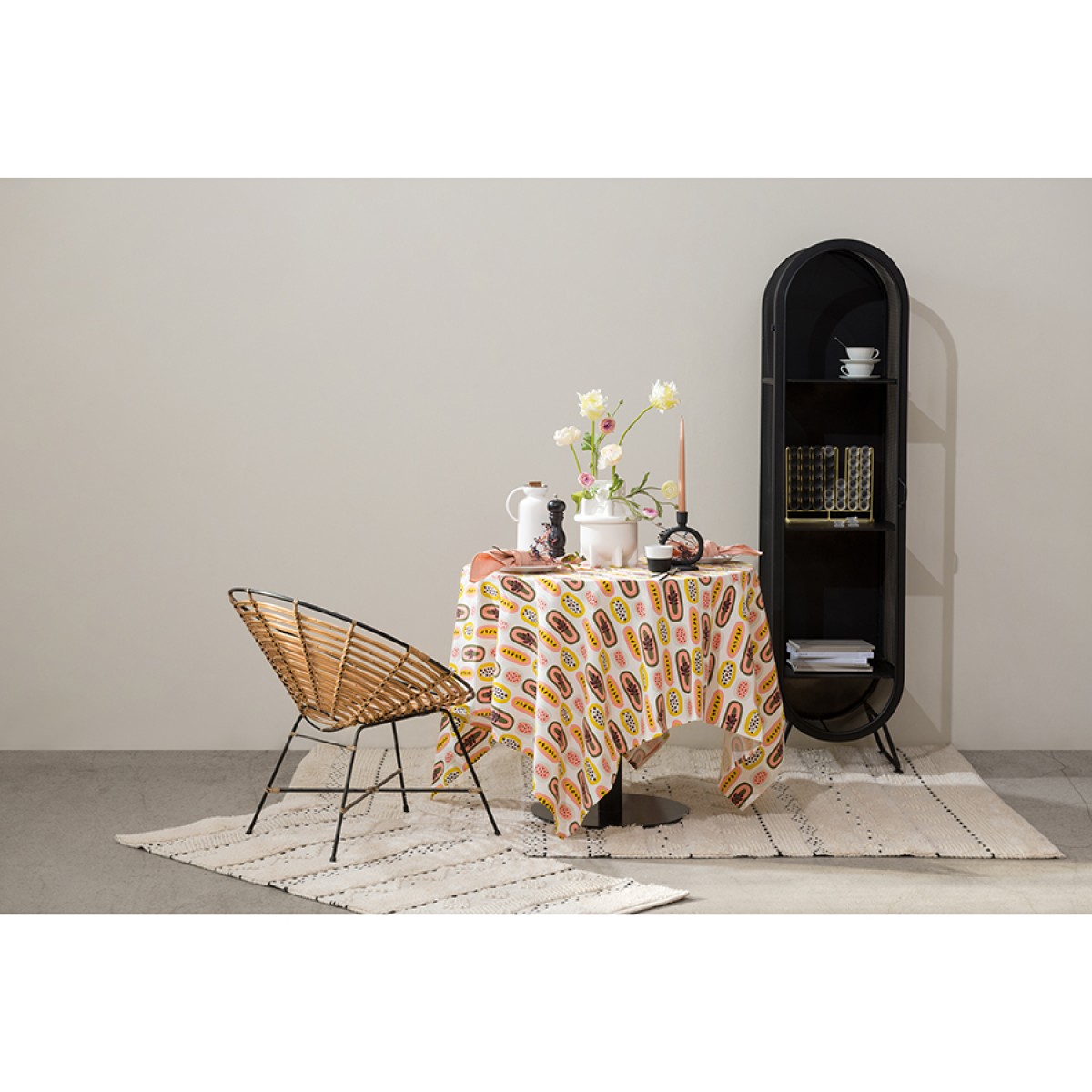 Скатерть на стол с принтом passion fruit из коллекции wild, 170х170 см