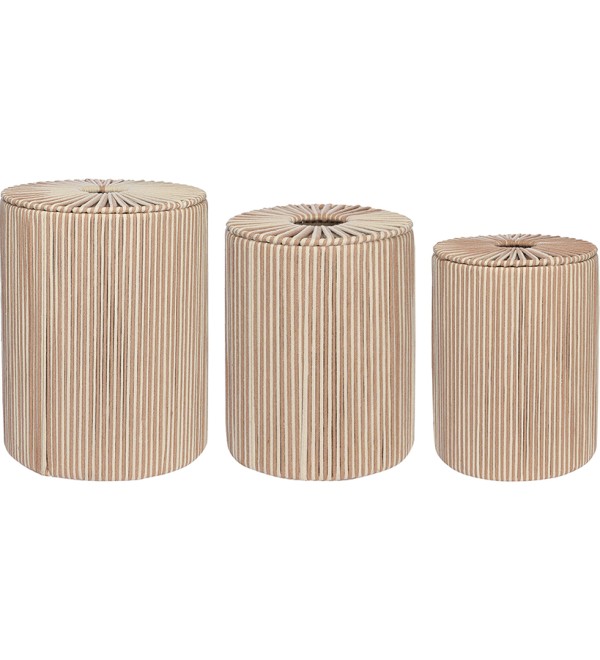 Корзина плетеная dholak beige из коллекции ethnic, размер l