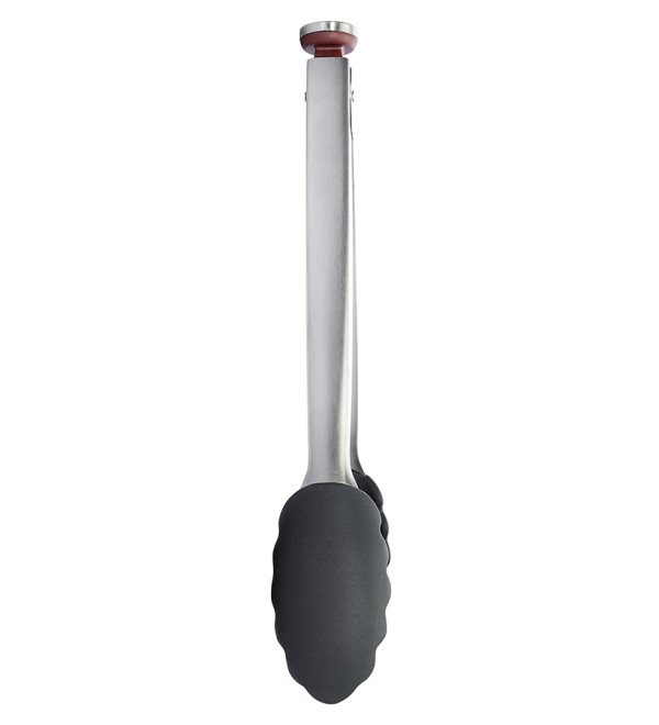 Щипцы кухонные smartchef, 33,5 см, серо-бордовые