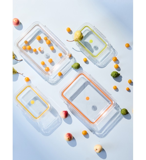 Контейнер для запекания и хранения click glass с крышкой, 2,4 л