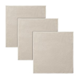 Набор салфеток из микрофибры cozy clean, 30х30 см, бежевые, 3 шт.