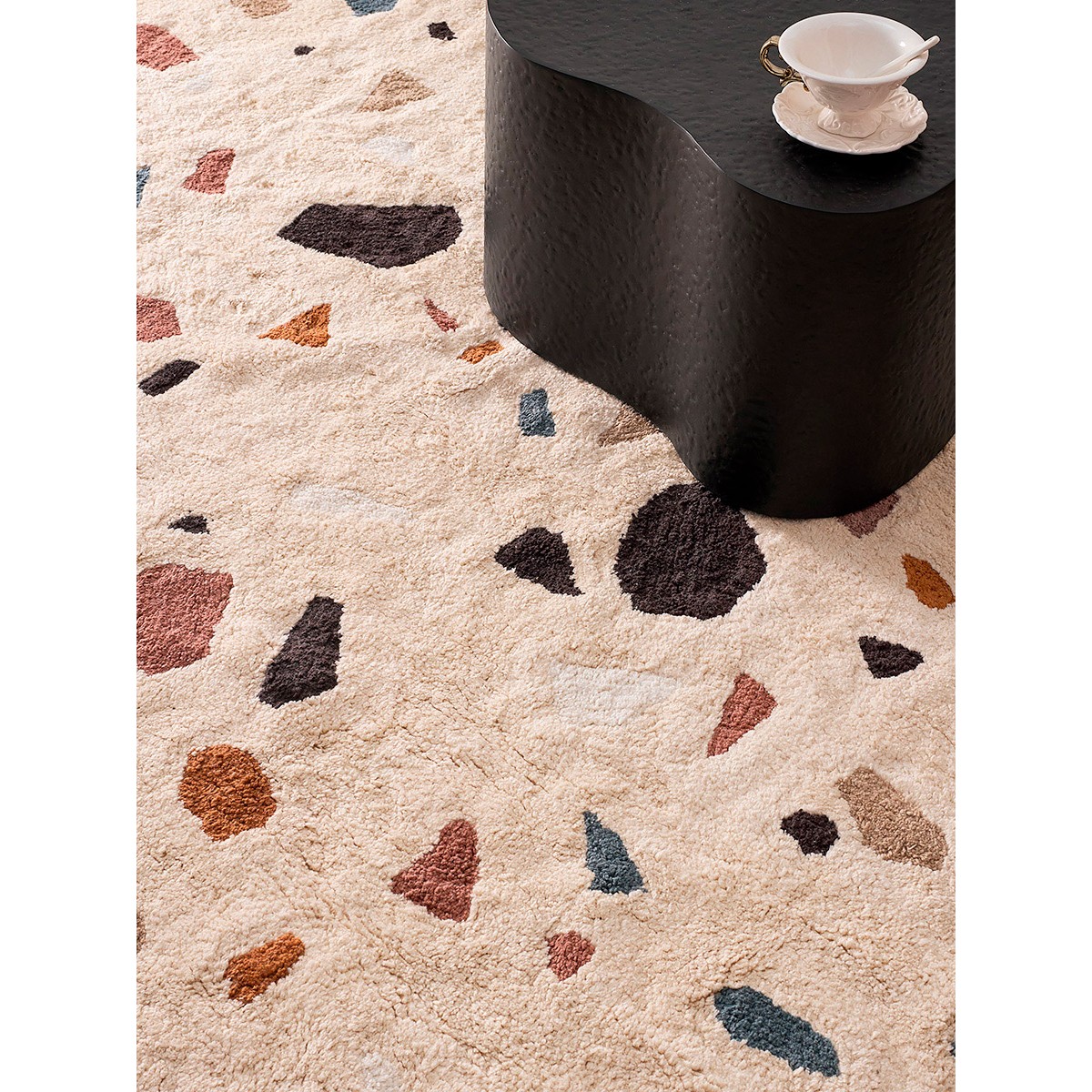 Ковер из хлопка terrazzo poetry из коллекции ethnic, 200х300 см