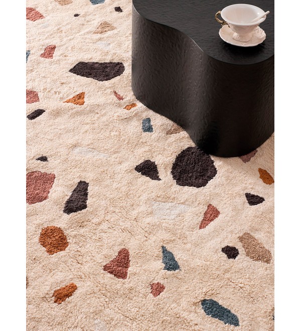 Ковер из хлопка terrazzo poetry из коллекции ethnic, 200х300 см