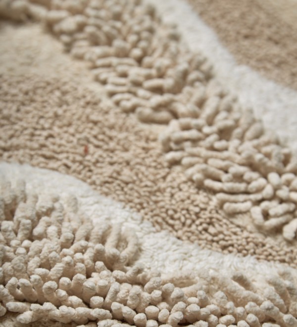 Коврик для ванной sands бежевого цвета из коллекции ethnic, 50x80 см