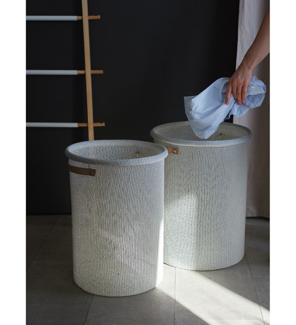 Корзина для хранения sustainable collection, D37х52 см, молочная