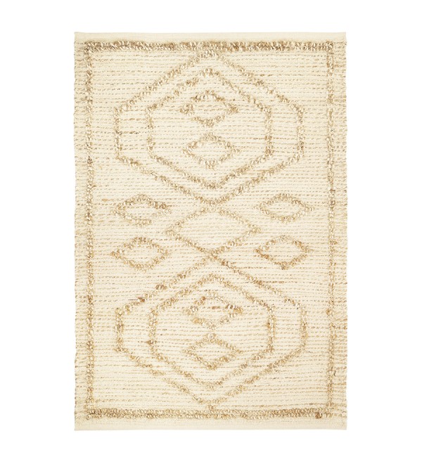 Ковер из джута и переработанного хлопка kolkata из коллекции ethnic, 120х180см