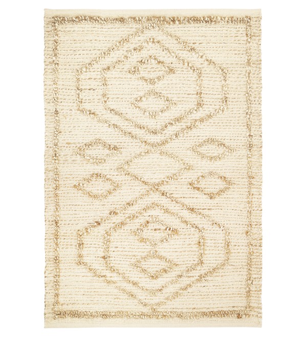 Ковер из джута и переработанного хлопка kolkata из коллекции ethnic, 120х180см