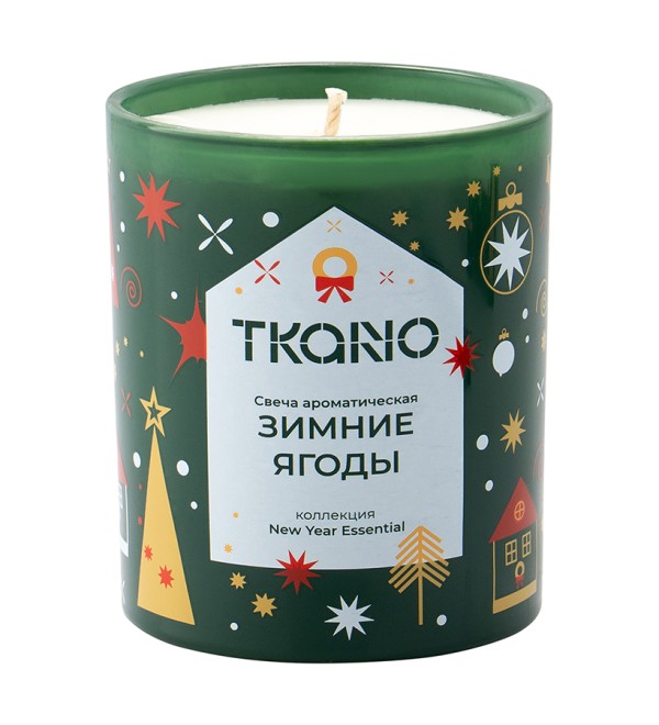 Свеча ароматическая Зимние ягоды из коллекции new year essential