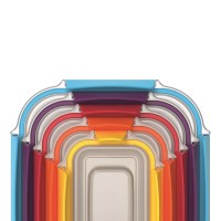 Набор контейнеров nest lock, разноцветный, 5 шт.