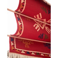 Ковер из шерсти по мотивам чувашских орнаментов из коллекции cultural heritage, 160х230 см