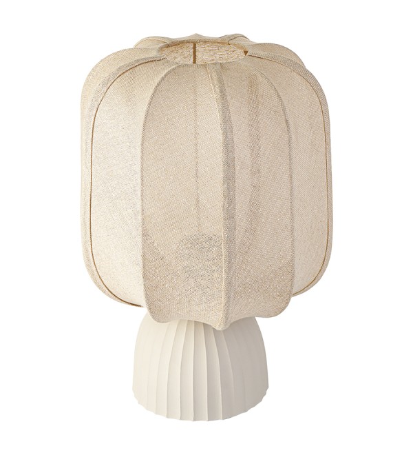 Лампа настольная texture rib, 27х39 см, бежевая