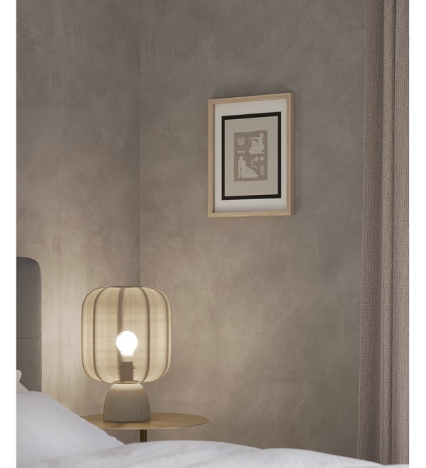 Лампа настольная texture rib, 27х39 см, бежевая