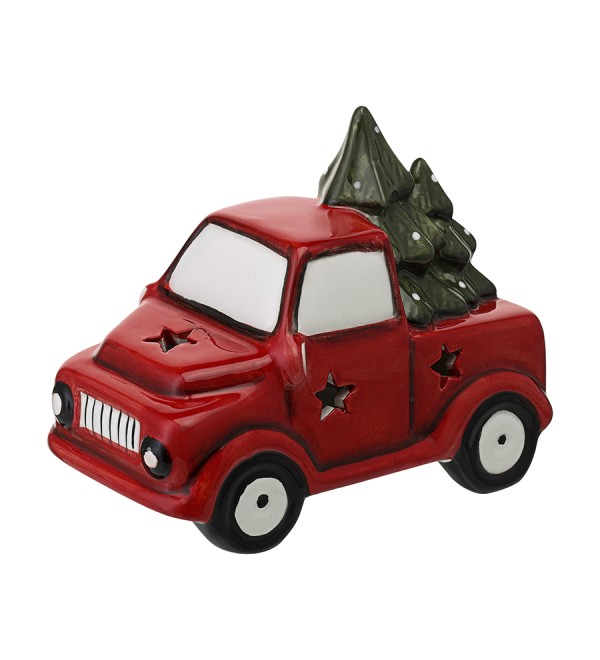 Декор новогодний с подсветкой magic truck из коллекции new year essential, 10,5 см