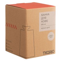 Банка для кофе белого цвета из коллекции kitchen spirit, 820 мл