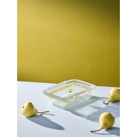 Контейнер для запекания и хранения click glass с крышкой, 700 мл