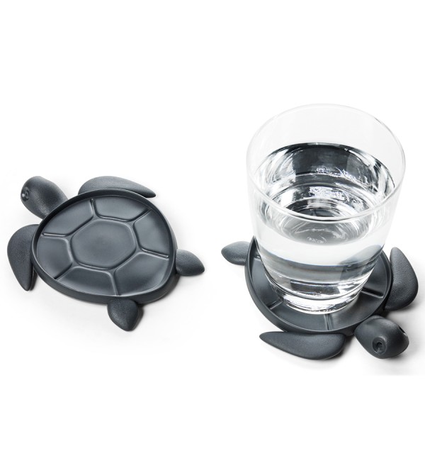 Подставка под стаканы save turtle, темно-серая