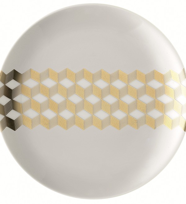 Набор блюдец signature, chevron, D16 см, 4 шт.