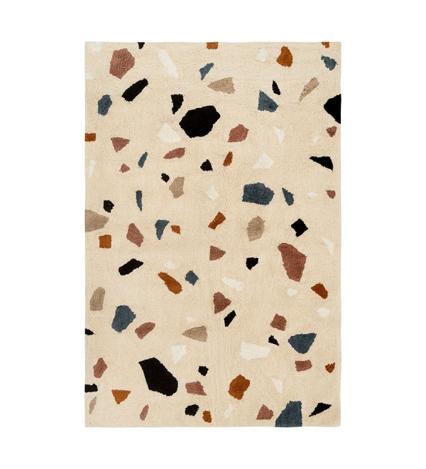Ковер из хлопка terrazzo poetry из коллекции ethnic, 120х180 см