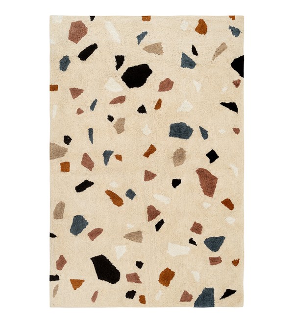 Ковер из хлопка terrazzo poetry из коллекции ethnic, 120х180 см