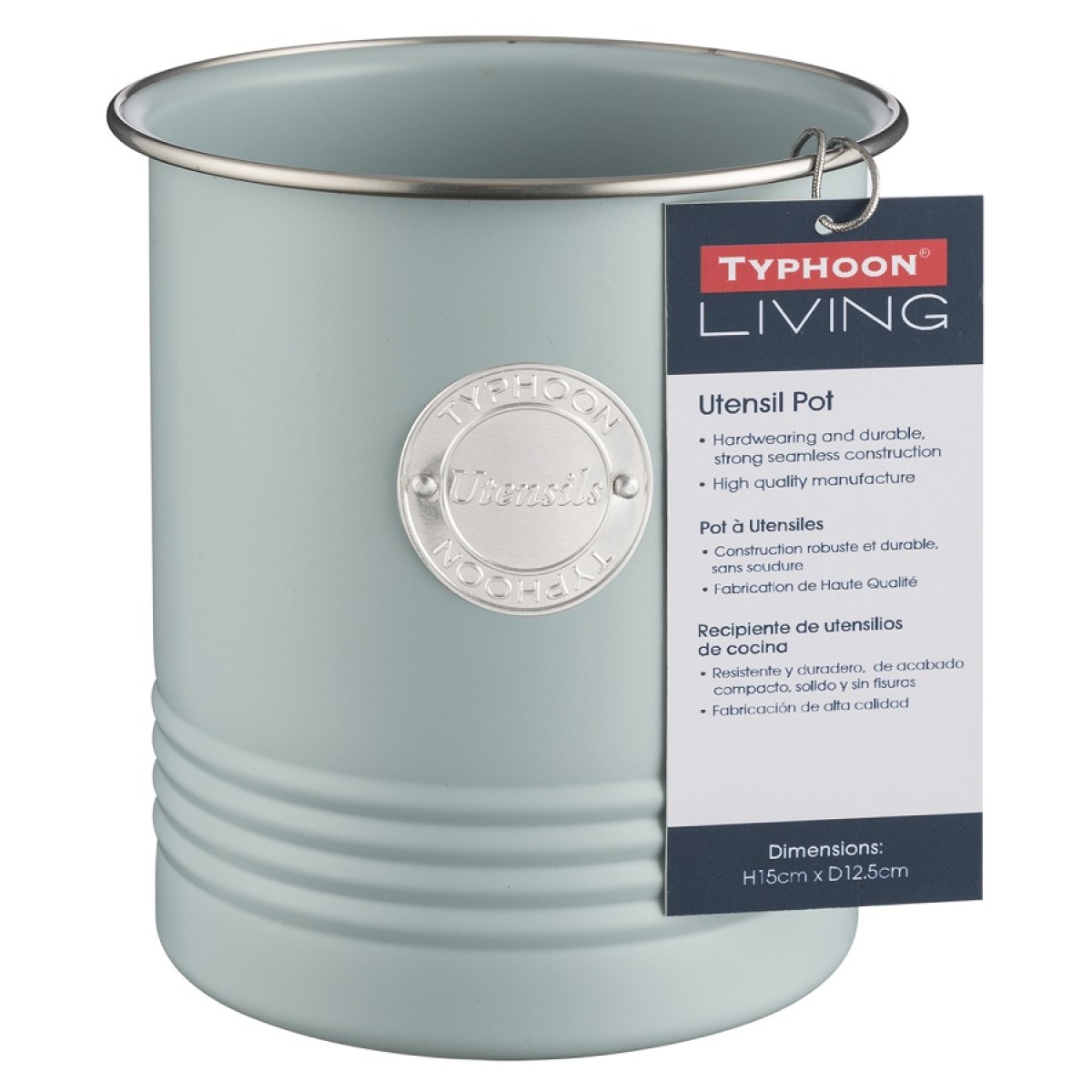 Емкость кухонная living голубая 15х12,5 см