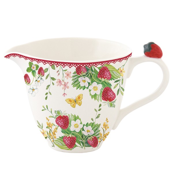 Молочник jardin des fraises, 220 мл
