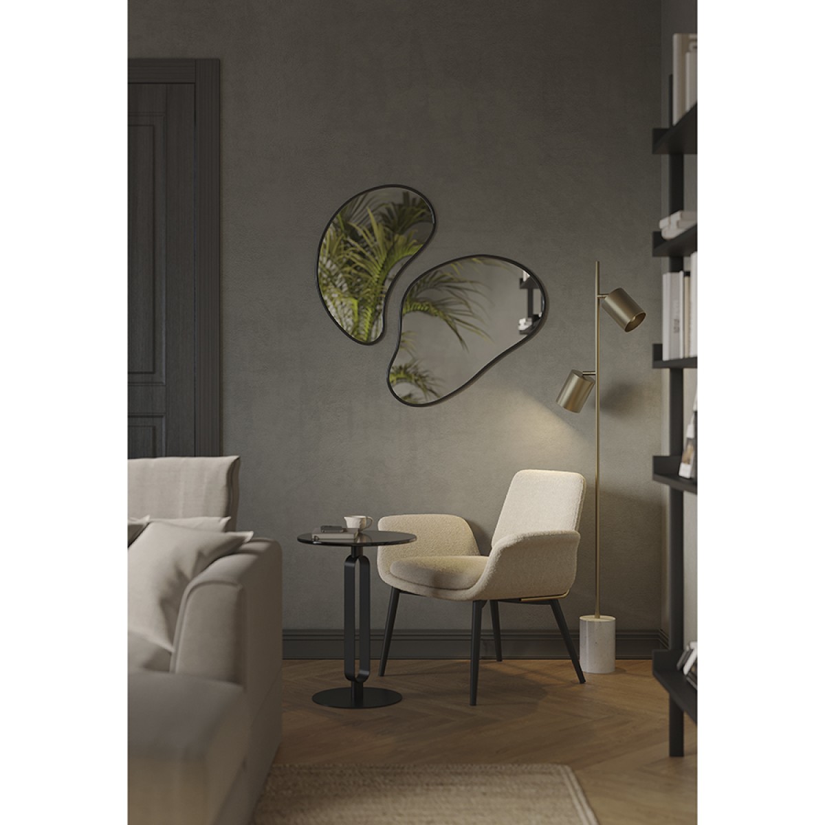 Зеркало настенное reflexion, 45x71 см