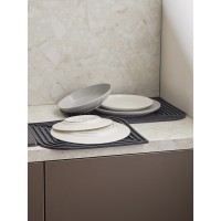 Коврик для сушки посуды dry flex, 34,6х44,6 см, графит