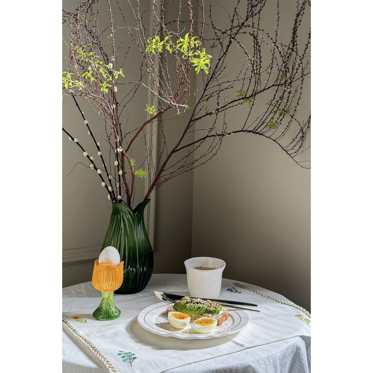 Салфетка под приборы meadow bloom из коллекции ethnic, 33х48 см