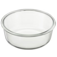 Набор контейнеров для запекания и хранения круглых eco store с крышками из бамбука, 3 шт.