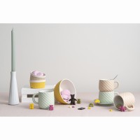 Чайная пара marshmallow 300 мл цвета топленого молока