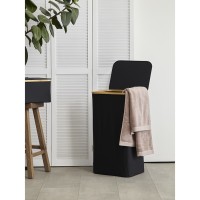 Корзина для белья neat tall, 41х35х74 см, черная
